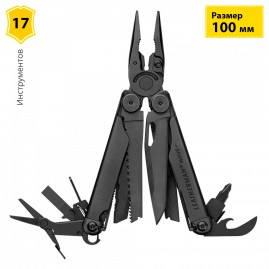 Мультитул LEATHERMAN WAVE PLUS BLACK 832526 с нейлоновым чехлом Мультитул LEATHERMAN WAVE PLUS BLACK 832526 с нейлоновым чехлом